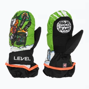 Obrázek produktu Dětské lyžařské rukavice Level Animal lime Zelená