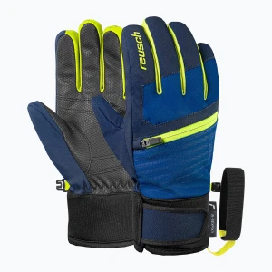 Obrázek produktu Dětské lyžařské rukavice Reusch Leo R-Tex XT black / imperial blue / safety yellow Námořnická modř