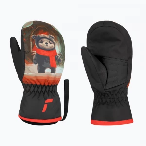 Obrázek produktu Dětské lyžařské rukavice Reusch Scottie Mitten bear Černá