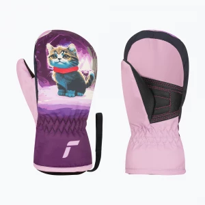 Obrázek produktu Dětské lyžařské rukavice Reusch Scottie Mitten cat fialová
