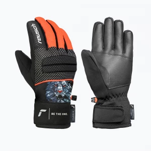 Obrázek produktu Dětské lyžařské rukavice Reusch Warrior R-Tex XT Junior black / silver / fluorescent red