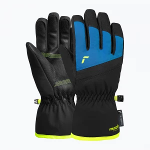 Obrázek produktu Dětské lyžařské rukavice Reusch Wonder R-TEX® XT Junior blck / bril blu / safety yell Černá