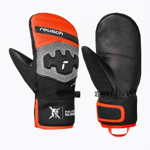 Obrázek produktu Dětské lyžařské rukavice Reusch Worldcup Warrior Prime R-Tex XT Mitten black / silver / fluorescent red