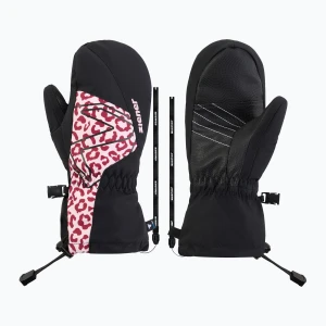 Obrázek produktu Dětské lyžařské rukavice ZIENER Lavalino-Z Aquashield AW Mitten black / red leo