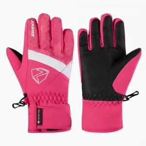 Obrázek produktu Dětské lyžařské rukavice ZIENER Leif GTX-Z tie-dye pop pink