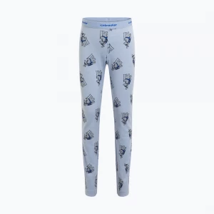 Obrázek produktu Dětské termoaktivní kalhoty icebreaker Merino 200 Oasis Bear Tour zinc blue / aop