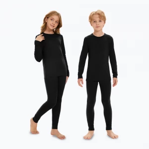 Obrázek produktu Dětské termoprádlo WOOLCANO Merino SET0683 černé