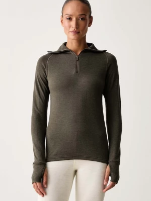Obrázek produktu Devold funkční tričko s dlouhým rukávem dámské vlněné Expedition Merino zelená