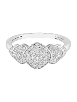 Obrázek produktu Diamant Exquis Prsten 'Ring aus 375 Weißgold mit Diamant' stříbrná