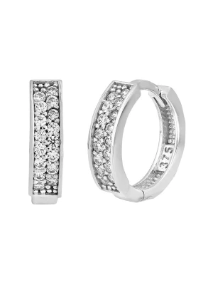 Obrázek produktu DIAMANT LETERNEL Náušnice 'Creolen aus 375 Weißgold mit Zirkonia' stříbrná DIAMANT L'ÉTERNEL