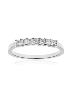 Obrázek produktu DIAMANT LETERNEL Prsten 'Eternity-Ring aus 750 Weißgold mit 1.3 Karat Diamant' stříbrná DIAMANT L'ÉTERNEL