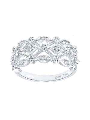 Obrázek produktu DIAMANT LETERNEL Prsten 'Ring aus 375 Weißgold mit Diamant' stříbrná DIAMANT L'ÉTERNEL