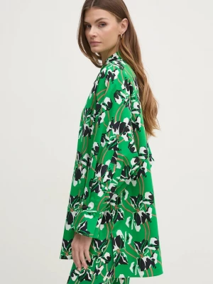 Obrázek produktu DIANE VON FURSTENBERG Bavlněná košile DIANE VON FURSTENBERG zelená