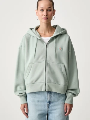 Obrázek produktu Dickies rozepínací mikina s kapucí dámská s bavlnou zelená