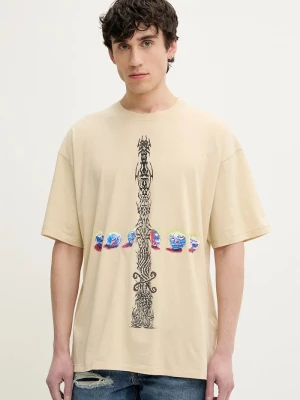 Obrázek produktu Diesel Bavlněné tričko Diesel T-BOXT-R4 T-SHIRT béžová