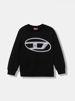 Obrázek produktu Diesel Dětská bavlněná mikina SBONNIE OVER SWEAT-SHIRT černá