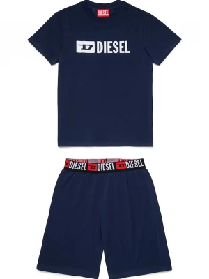 Obrázek produktu Diesel Dětská bavlněná pyžamová souprava Diesel UNFILP PYJAMA námořnická modř