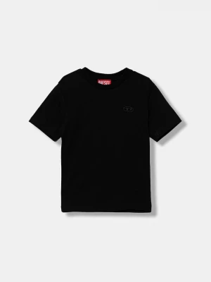 Obrázek produktu Diesel Dětské bavlněné tričko Diesel TBOGGYMEGOVALD OVER T-SHIRT černá
