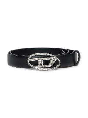 Obrázek produktu Diesel Dětský kožený pásek Diesel B1DRCRYSTAL BELTS černá