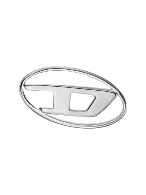 Obrázek produktu Diesel jedna pánská náušnice z nerezové oceli Oval D Logo stříbrná