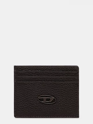 Obrázek produktu Diesel Kožené pouzdro na karty Diesel HISSU EVO CARD CASE hnědá