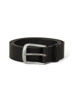 Obrázek produktu DIESEL Opasek 'LOGO B-BASIC LEATHER BELT' černá džínovina
