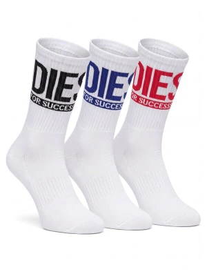 Obrázek produktu DIESEL Ponožky 'Diesel - Socken - SKM-RAY-3PACK-CUSHIONED (3er Pack)' bílá