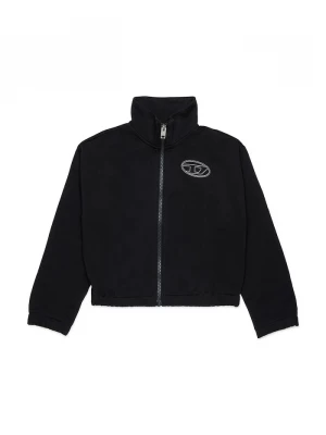Obrázek produktu Diesel rozepínací mikina dětská s bavlnou SALILA SWEAT-SHIRT černá