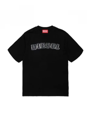 Obrázek produktu Diesel tričko dětské bavlněné TJEANS OVER T-SHIRT černá