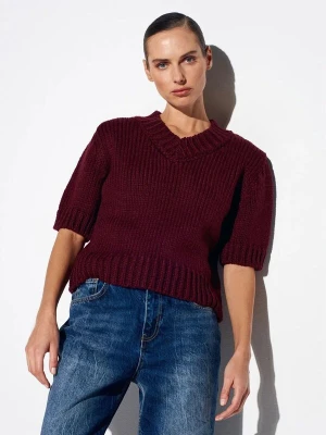 Obrázek produktu Dilvin Svetr 'Pullover' burgundská červeň