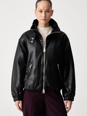 Obrázek produktu DKNY bunda dámská z imitace kůže černá