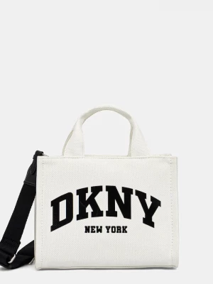 Obrázek produktu DKNY crossbody kabelka dámská bavlněná béžová