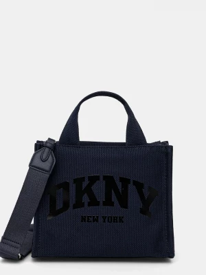 Obrázek produktu DKNY crossbody kabelka dámská bavlněná námořnická modř