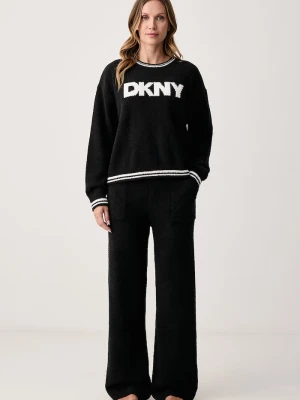 Obrázek produktu DKNY dvoudílné pyžamo dámské fleecové černá