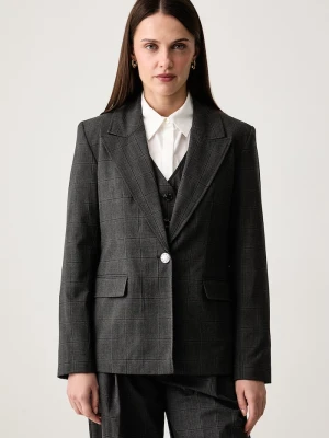 Obrázek produktu DKNY jednořadé sako dámské s viskózou