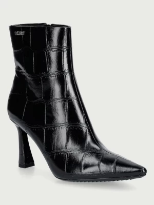 Obrázek produktu DKNY kotníkové boty na jehlovém podpatku dámské Cayden černá