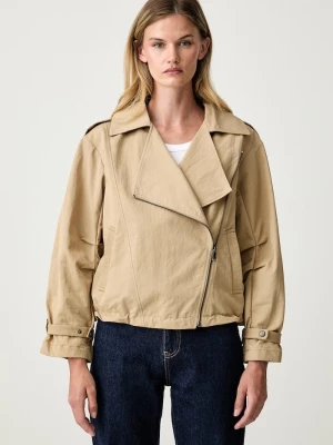 Obrázek produktu DKNY krátká bunda dámská s bavlnou béžová
