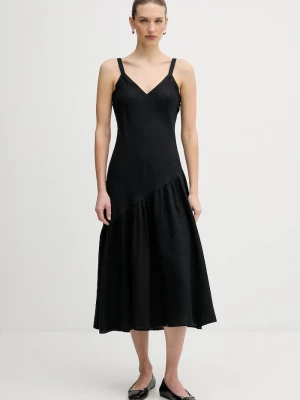 Obrázek produktu DKNY Lněné šaty Dkny černá