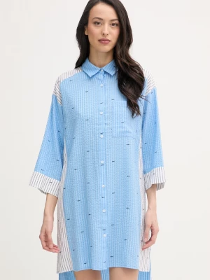 Obrázek produktu DKNY noční košile dámská s viskózou modrá