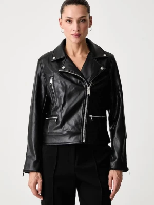 Obrázek produktu DKNY ramoneska dámská z imitace kůže černá
