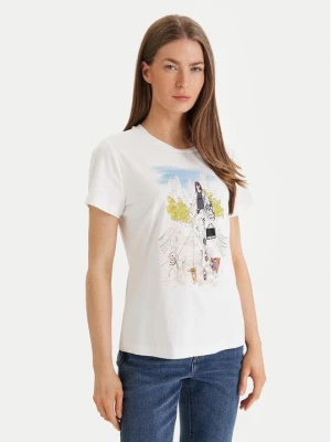 Obrázek produktu DKNY T-Shirt Central Park Conversational P61M0WNA Bílá Regular Fit