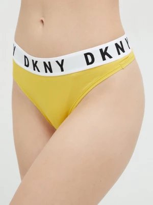 Obrázek produktu DKNY tanga dámské s bavlnou žlutá