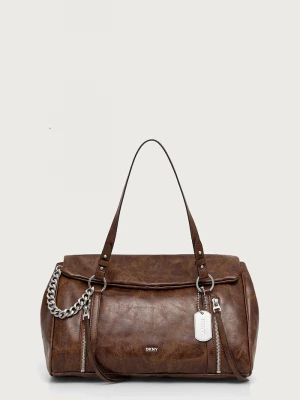 Obrázek produktu DKNY tote taška dámská z imitace kůže hnědá