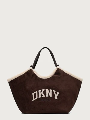 Obrázek produktu DKNY tote taška dámská z imitace semiše hnědá