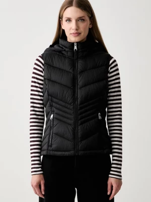 Obrázek produktu DKNY vesta s kapucí dámská černá
