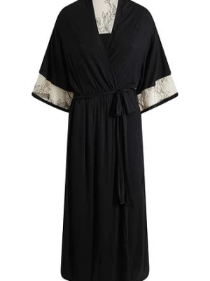 Obrázek produktu Dlouhé viskózové kimono s výšivkou BonPrix