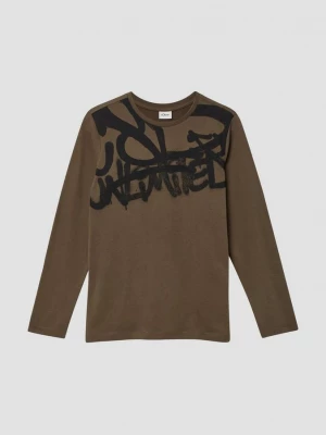 Obrázek produktu Dlouhý rukáv s potiskem graffiti s.Oliver hnědá