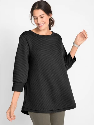 Obrázek produktu Długa bluza dresowa z wiskozą BonPrix czarny