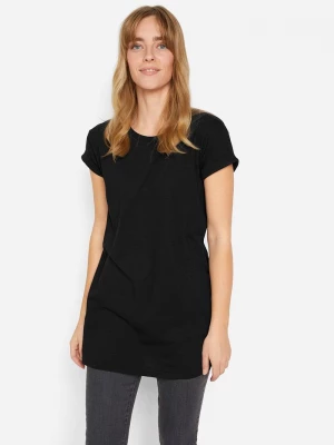 Obrázek produktu Długi T-shirt z czystej bawełny BonPrix czarny
