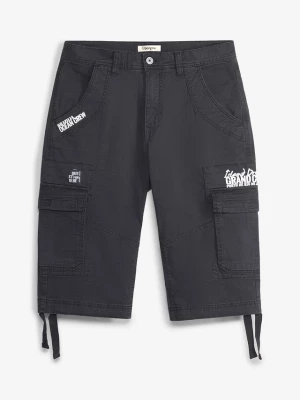 Obrázek produktu Długie bermudy z kieszeniami cargo, regular fit BonPrix czarny